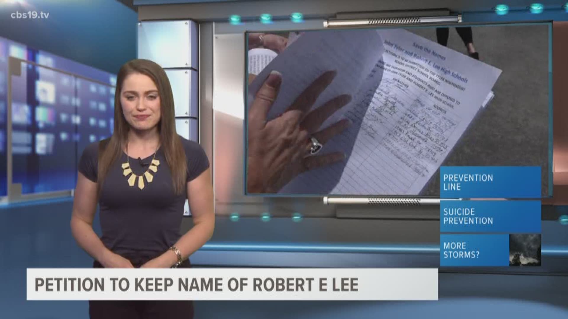 Tyler group petitions to keep name of Robert E. Lee