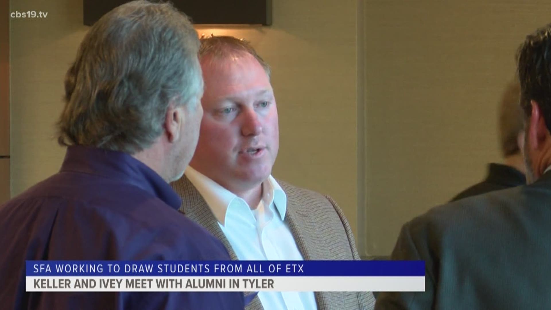 SFA's Keller and Ivey make a stop in Tyler