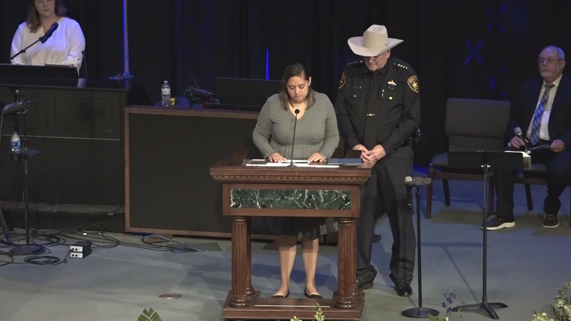 Gloria Bustos' eulogy at husband's funeral
