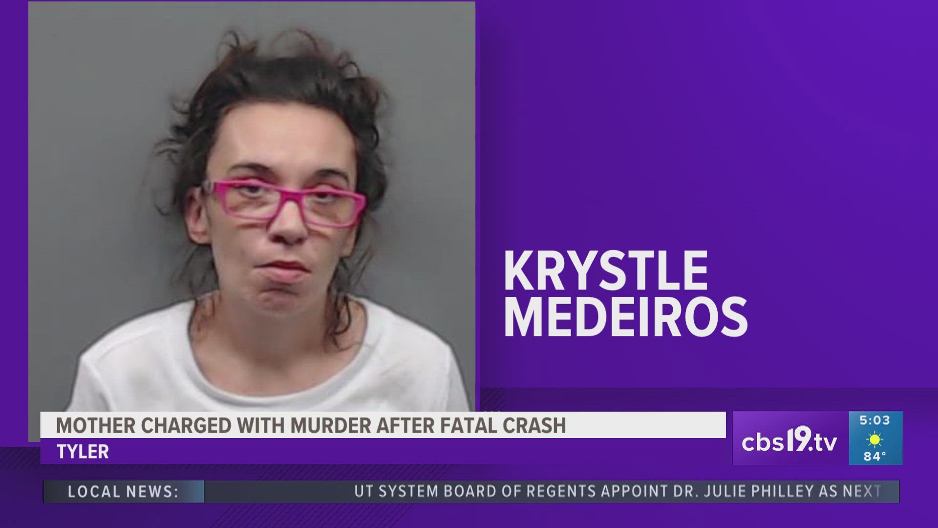 Testing at the hospital showed Krystle Medeiros' blood alcohol concentration reading was at 0.35, which is more than four times over the legal limit.