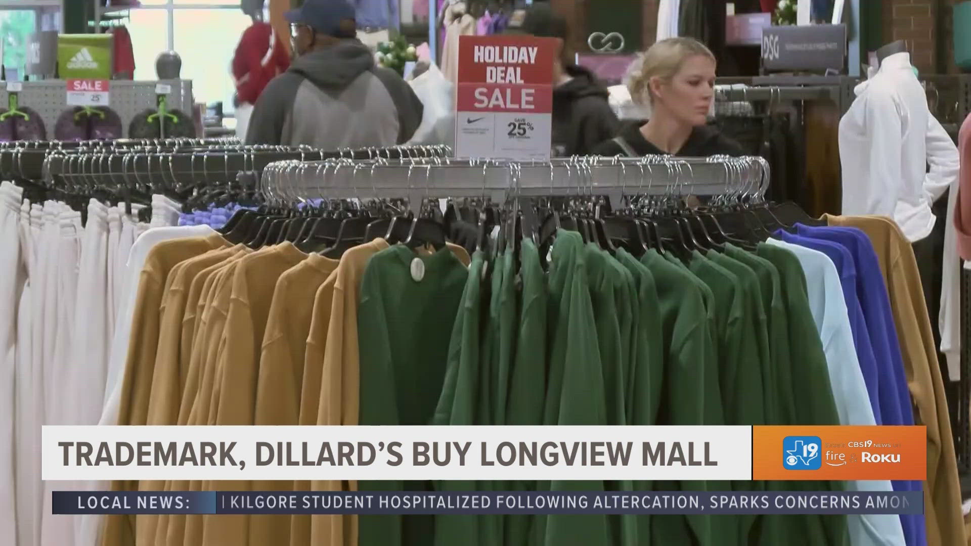 The partnership marks the first joint retail acquisition for Trademark Property Co. and Dillard’s, with plans to modernize the East Texas mall.