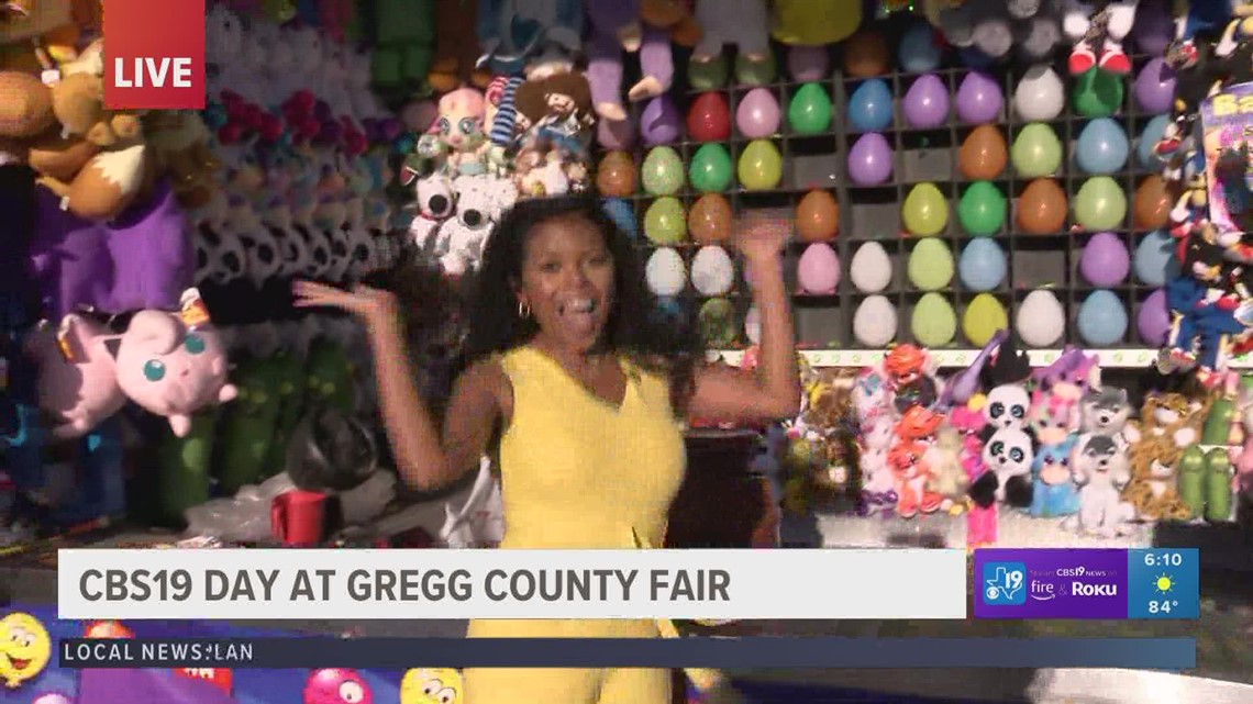 Live at the Gregg County Fair with more food options, rides, and prizes