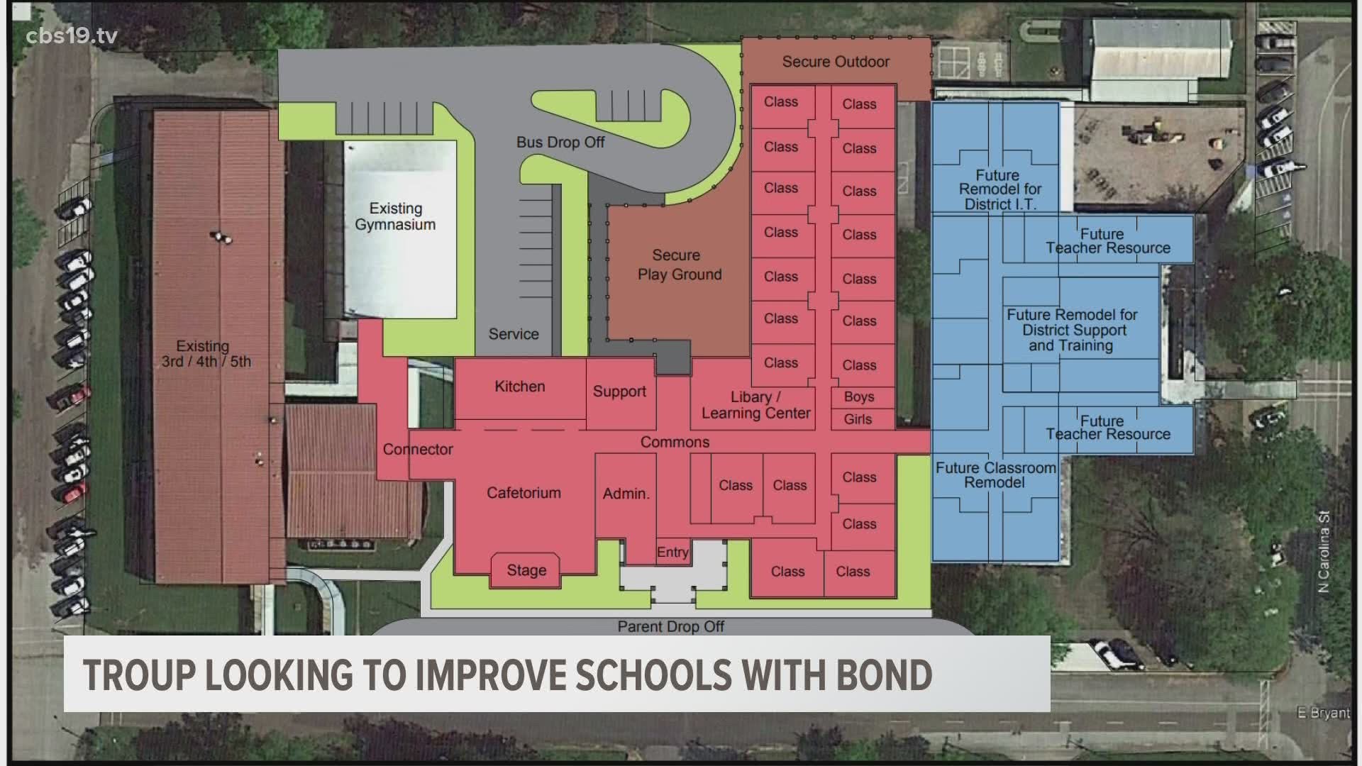 Troup ISD has put together a more than $22 million bond proposal for campus-wide improvements.