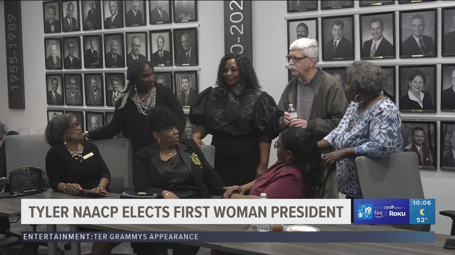 Tyler NAACP branch elects first woman president