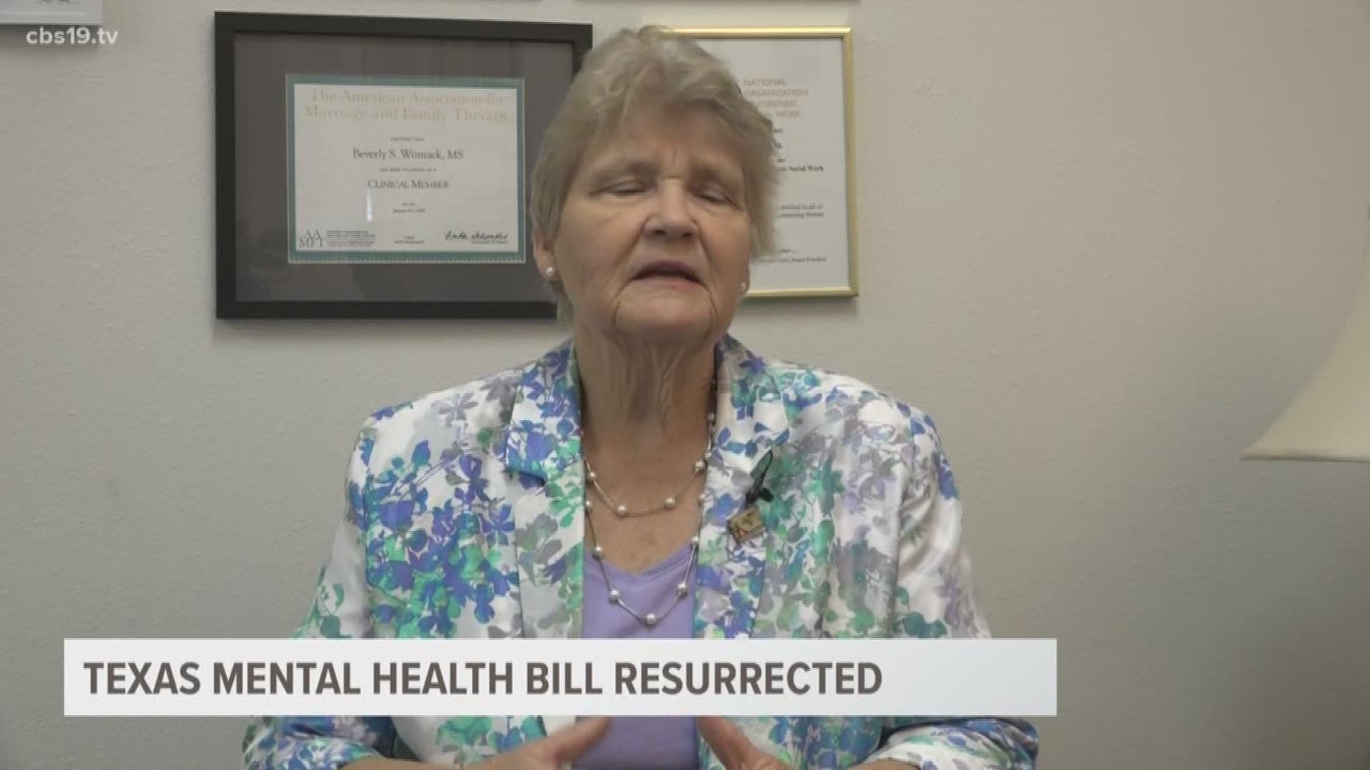 Texas Mental Health Bill Resurrected