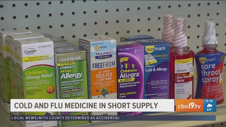 WELLNESS WEDNESDAY: Cold, flu medicine in short supply