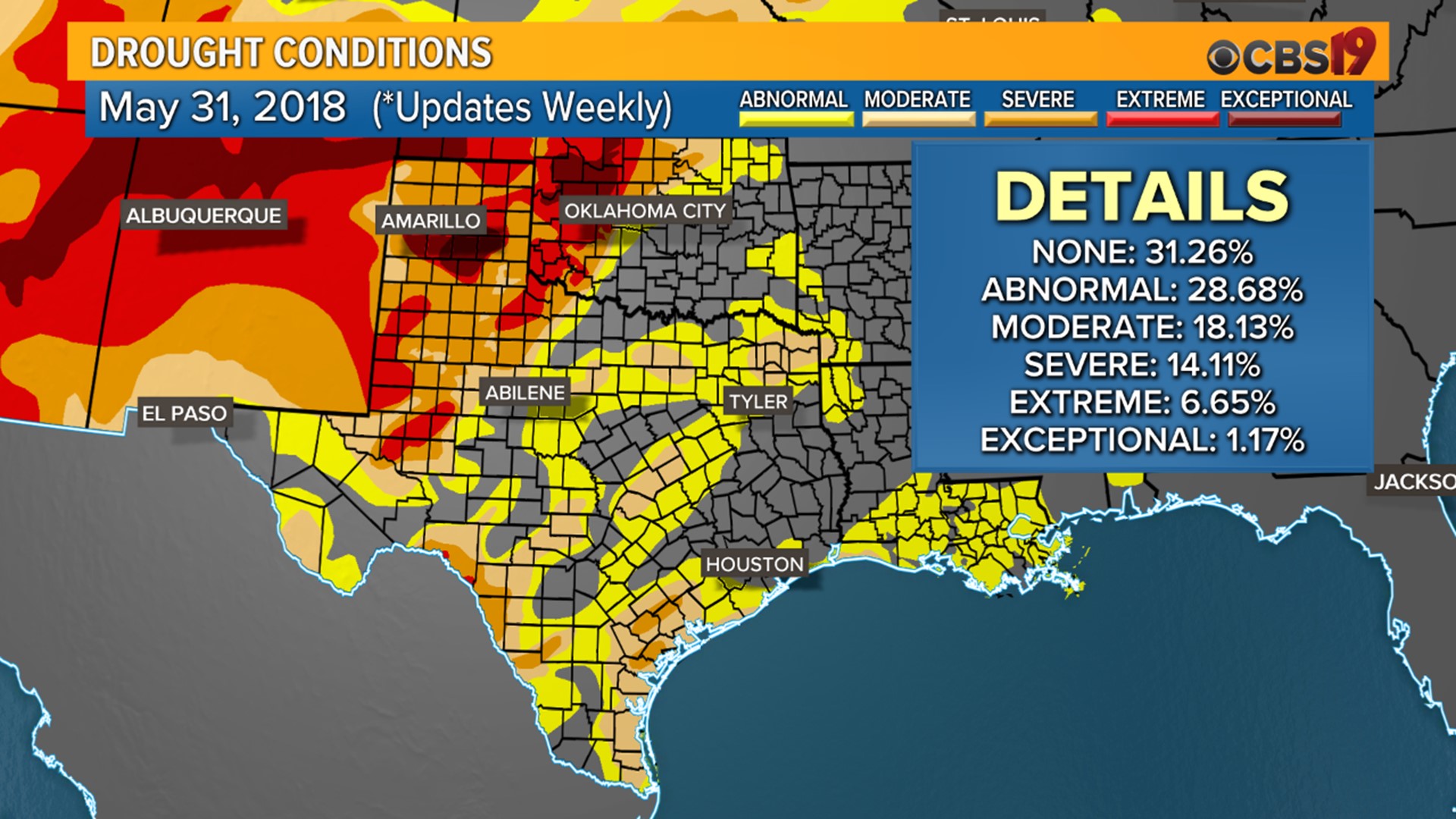 Drought Conditions Have Expanded In East Texas cbs19.tv