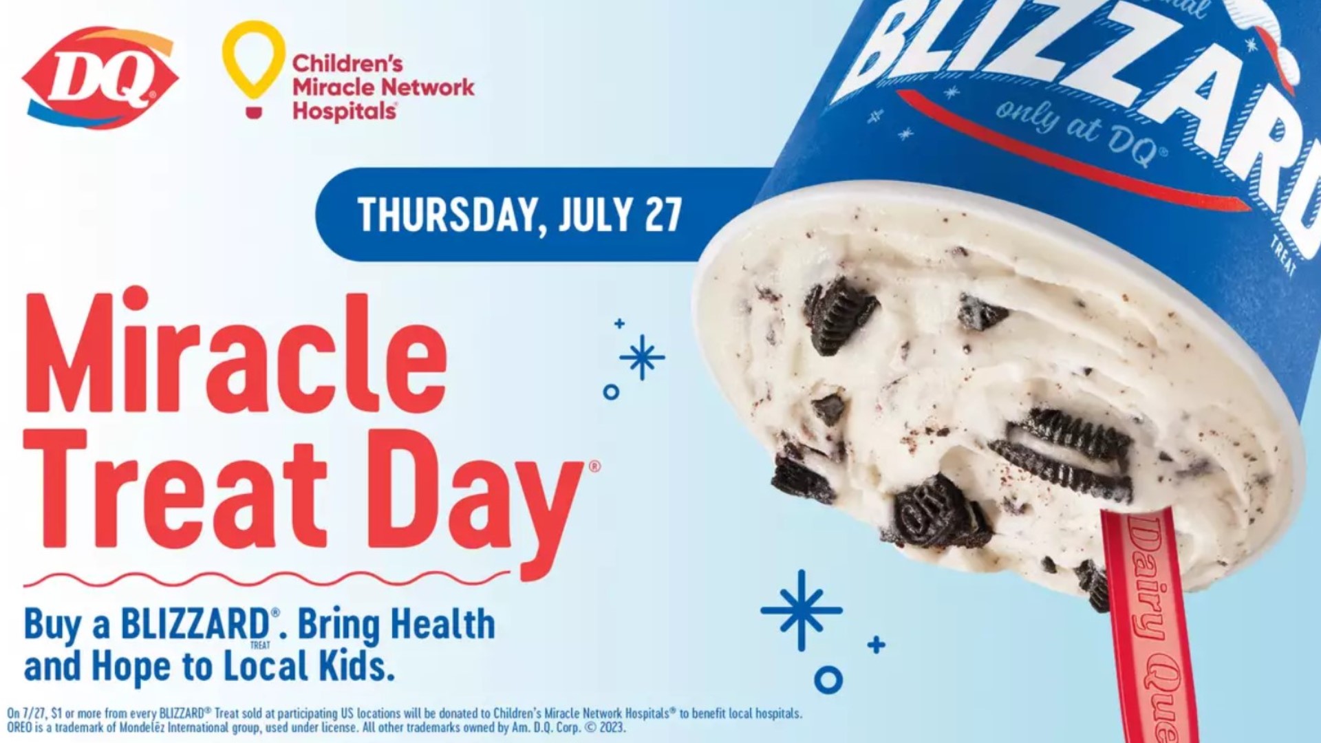 Dairy Queen 'Miracle Treat Day' to benefit local hospitals cbs19.tv