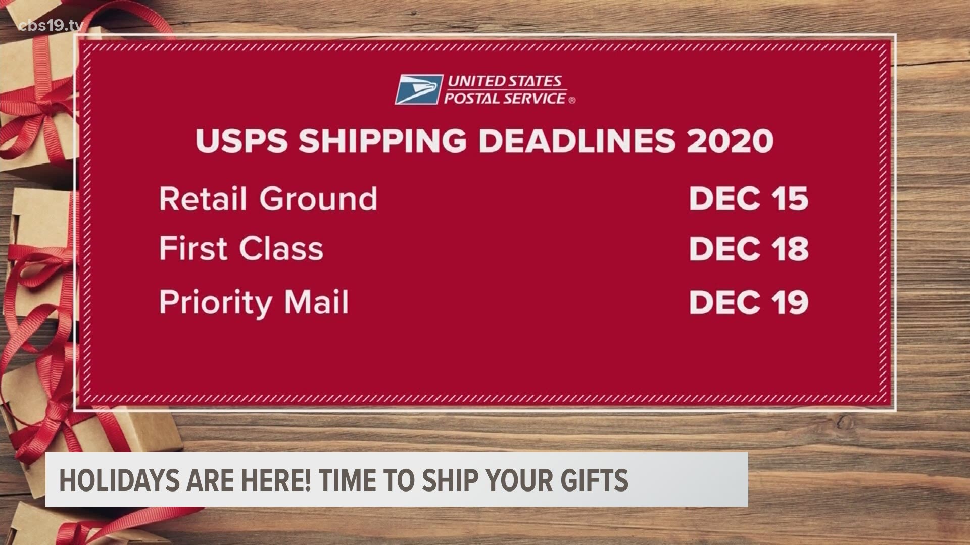 Holidays are here, it's time to start shipping your packages