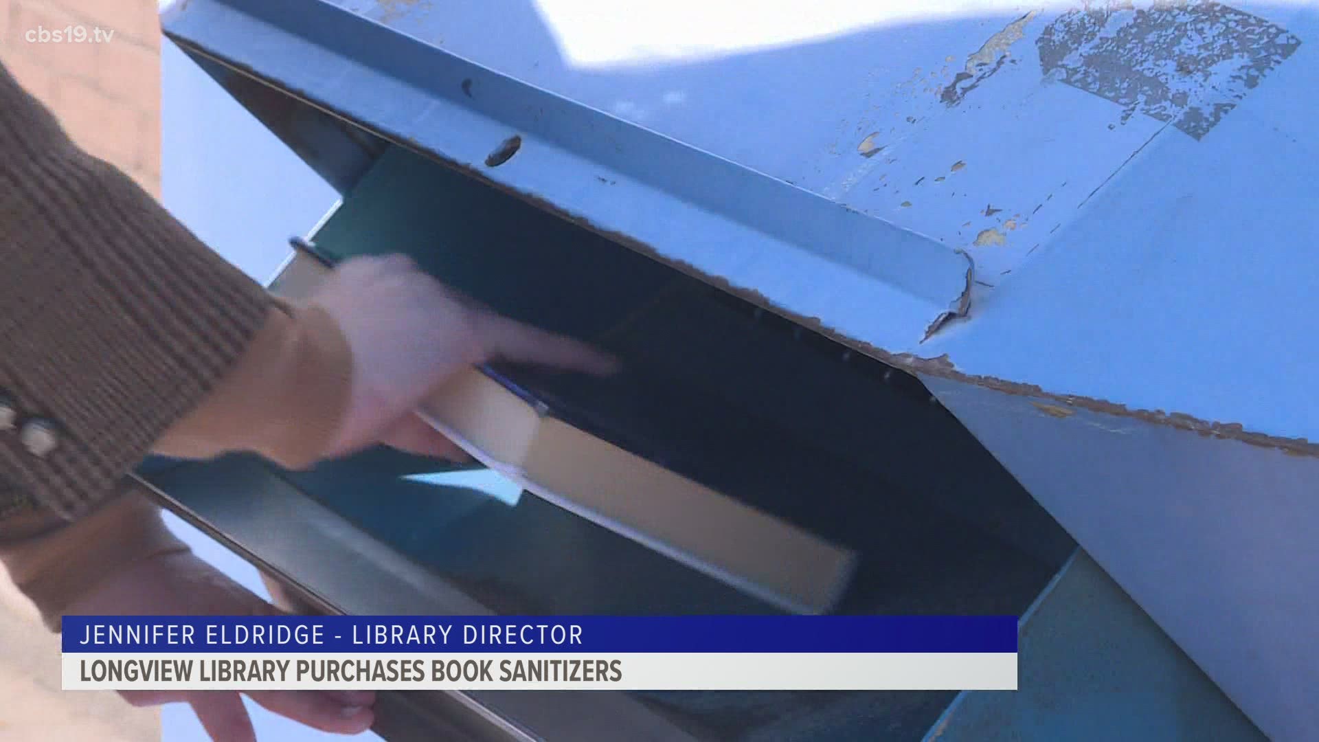 A new device is helping the Longview Public Library ensure books are clear from COVID-19 as well as getting them back on shelves more quickly.