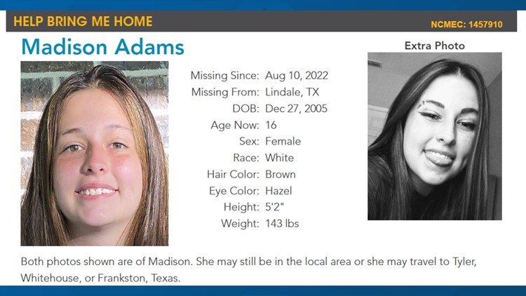 Officials searching for East Texas teen missing since Aug. 10