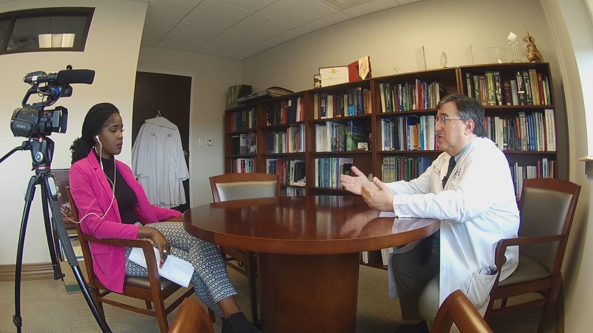 Tashara Parker speaks to a doctor that explains the risks involved in consuming unclean water.