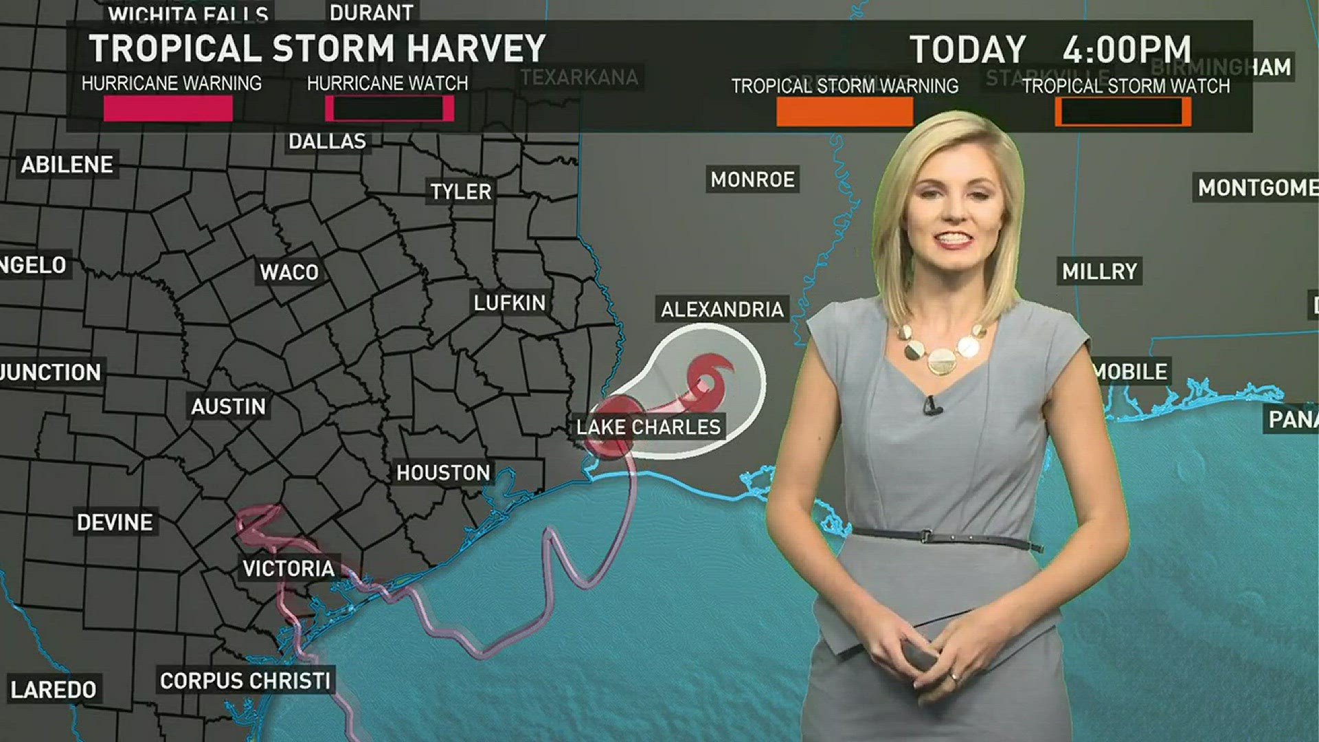 Harvey makes landfall once again bringing rain back into East Texas