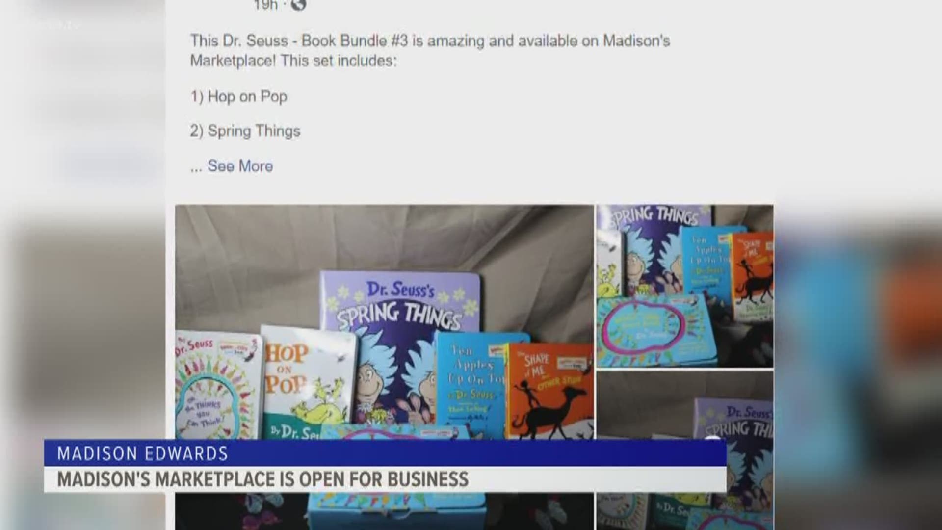 Madison started her business to make some money for her own toys this year. After thinking about it, she wants to use that money to help others have toys.