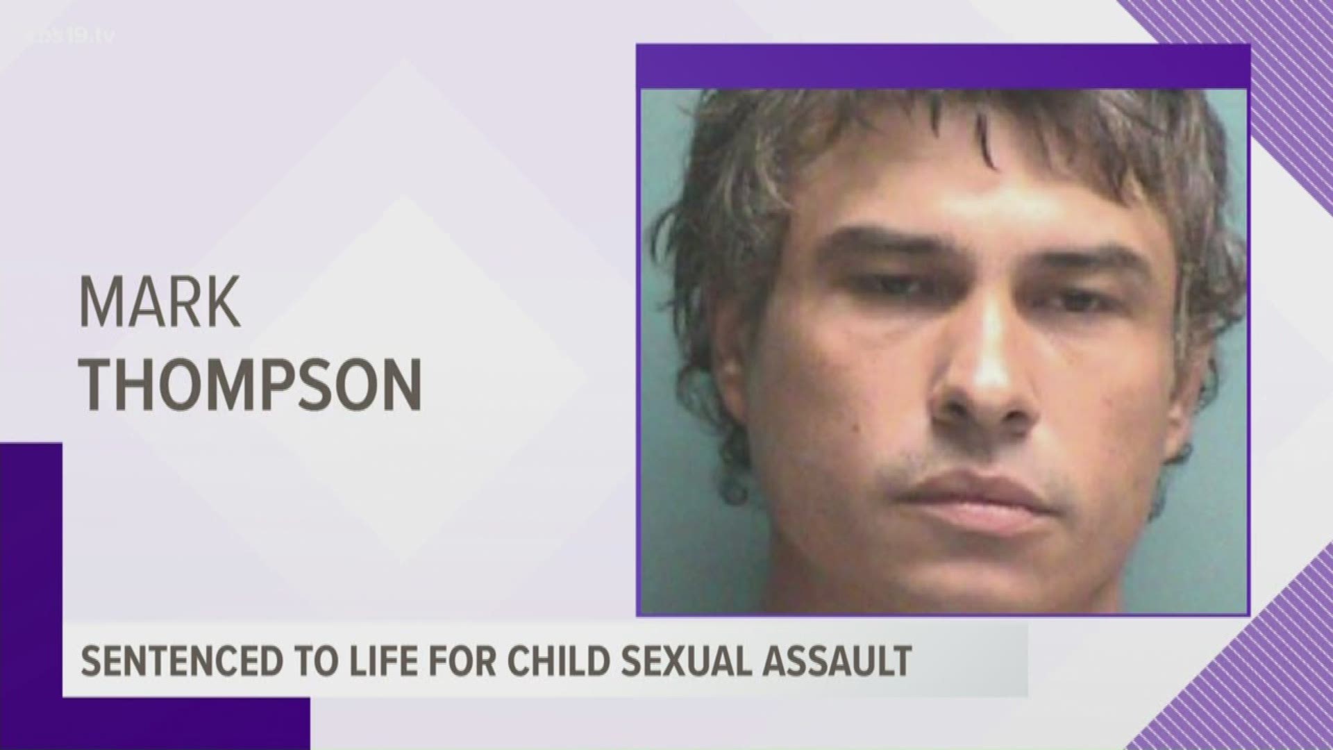 According to judicial records, Mark Allen Thompson, 35, was charged with 29 crimes related to child sexual assault.