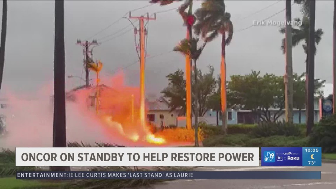 ONCOR team on standby to help restore power in Florida