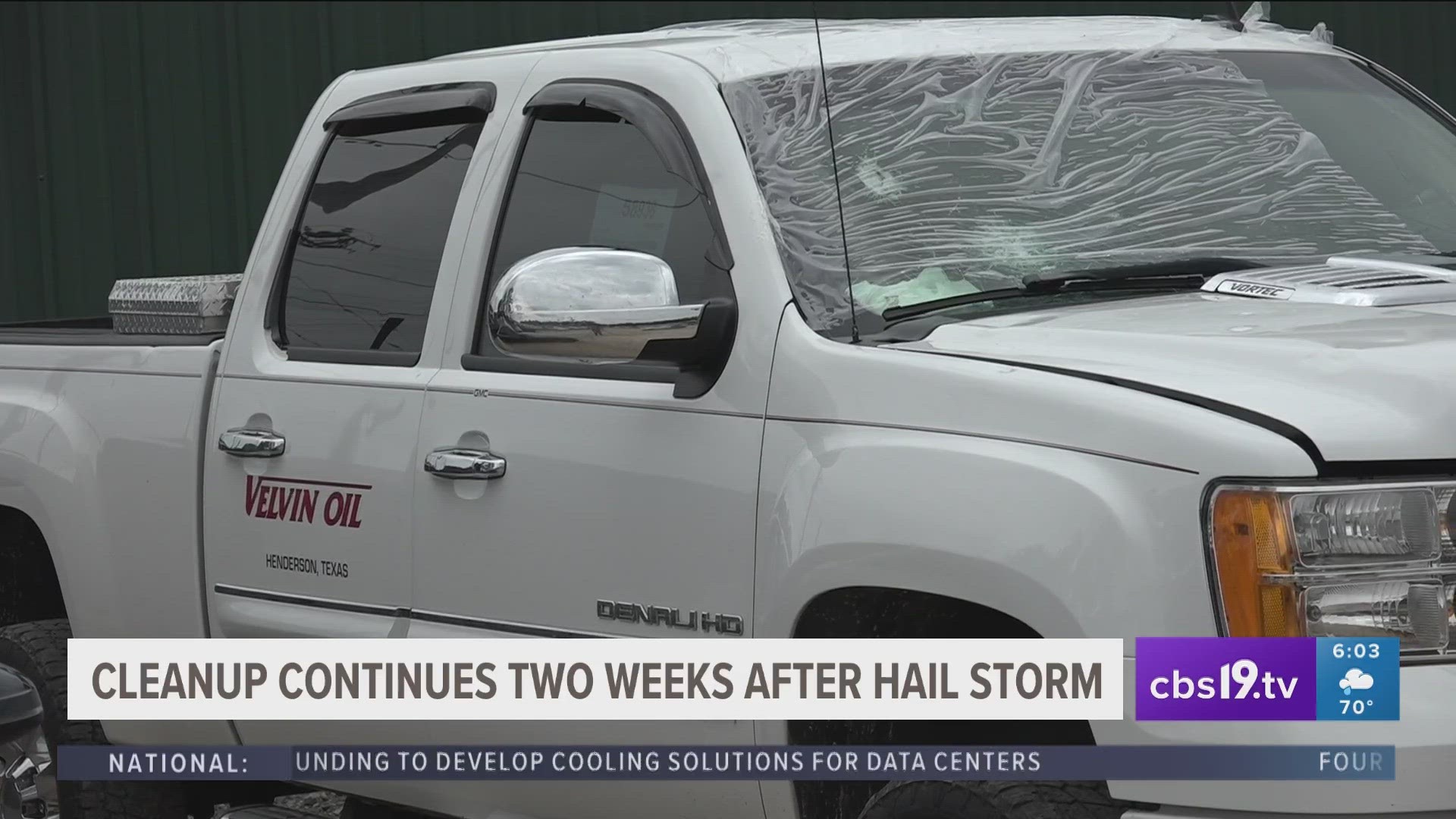 Cleanup continues in Henderson two weeks after hailstorm