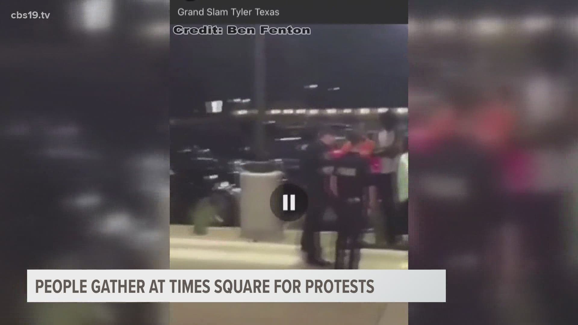 Video shows off-duty Bullard police officers slamming a Black teenager to the ground outside Times Square Grand Slam in Tyler on Saturday.