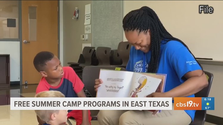 SCHOOLS OUT: Several free summer camp programs available throughout East Texas