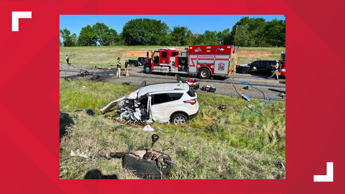 Car Crash In Rusk County Involving A Truck And A Passenger Car Cbs19 Tv