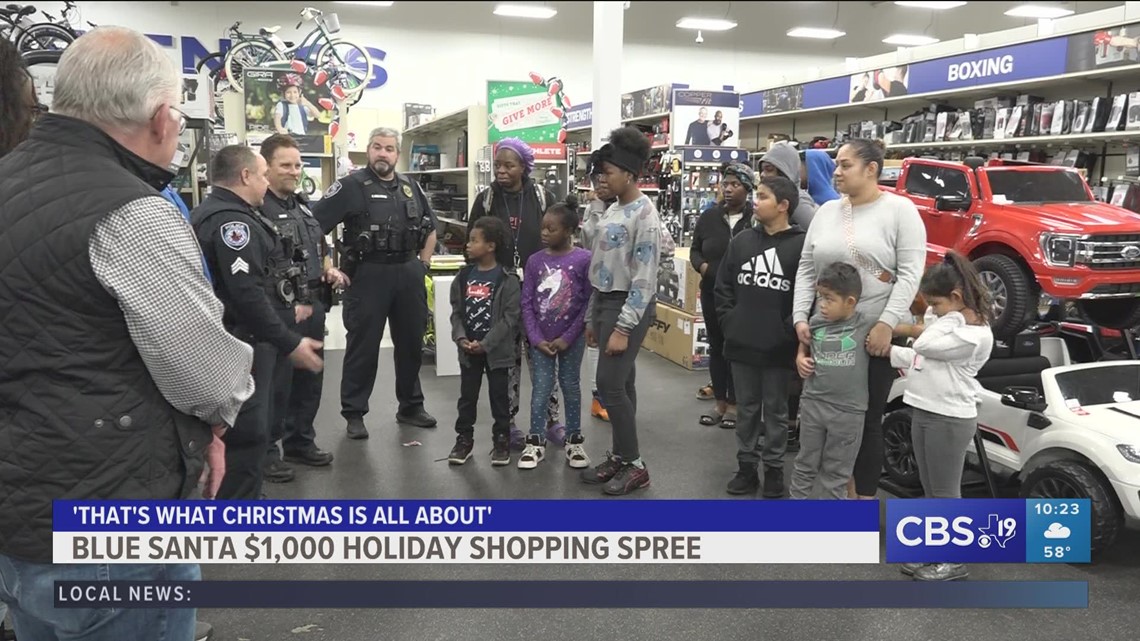 Academy and Tyler PD partner up to give families shopping spree - Vimarsana News