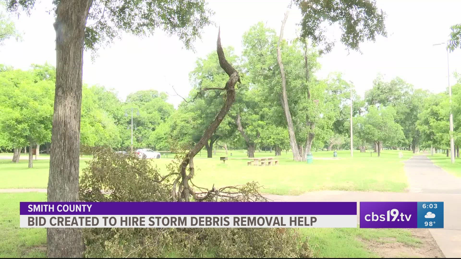 Smith County commissioners to seek bids for contractor to assist with storm debris cleanup
