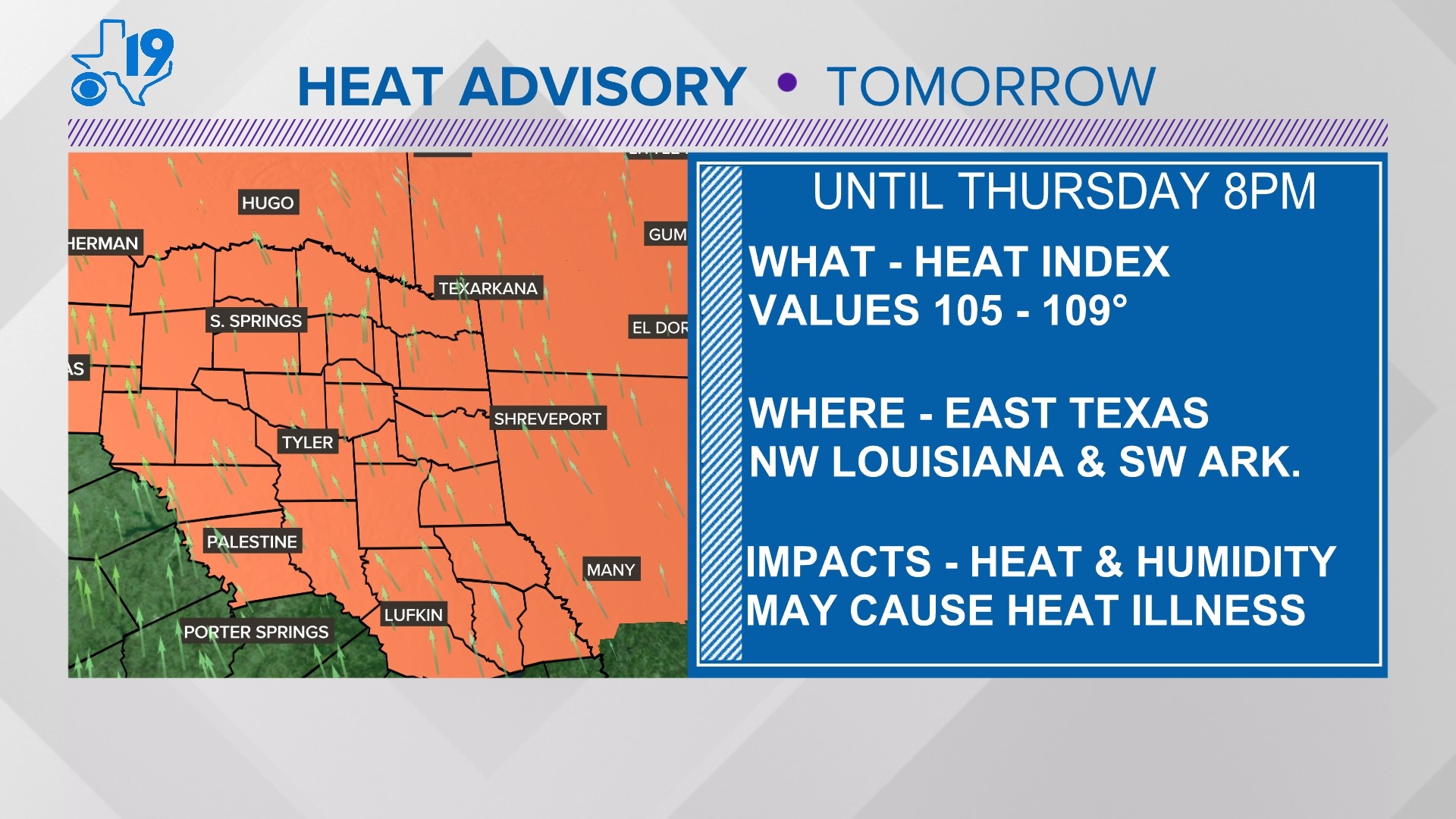 Weather dewpoint texas maps tyler tegna dew