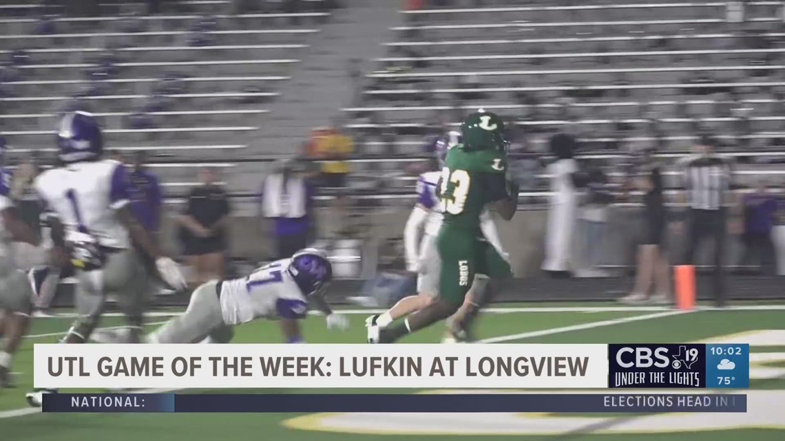 UNDER THE LIGHTS: Longview demolishes Lufkin 41-16