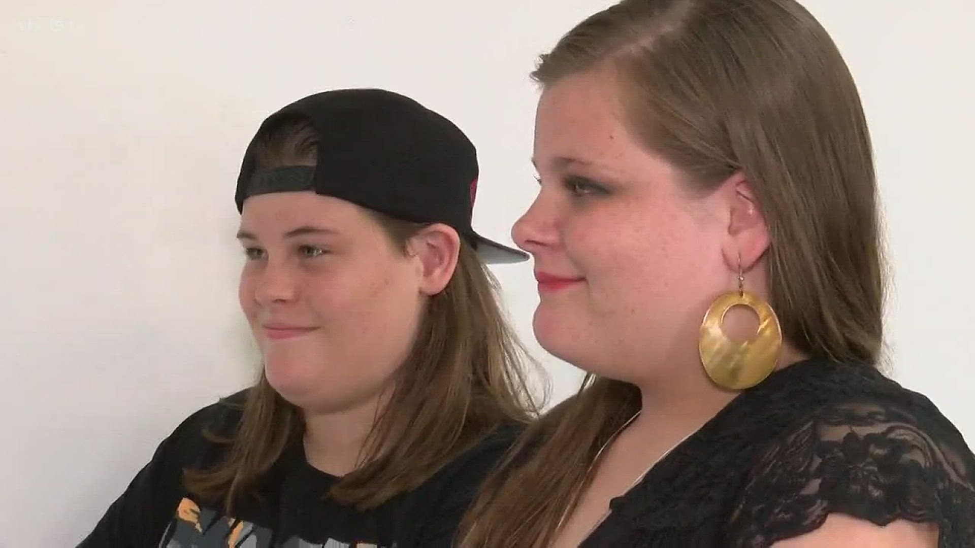 Two sisters hope to be adopted together in a forever family.