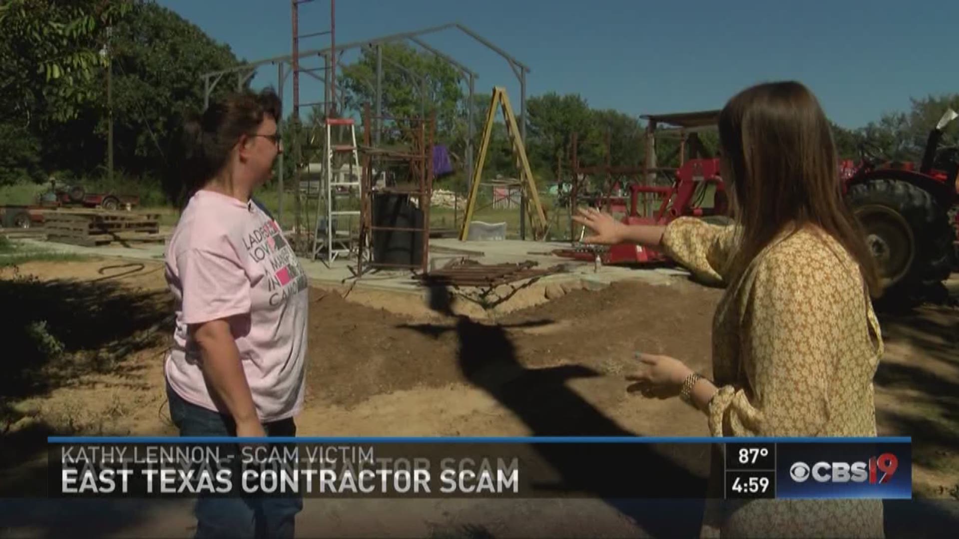 An ETX family is saying they were "ripped off" by a contractor.  