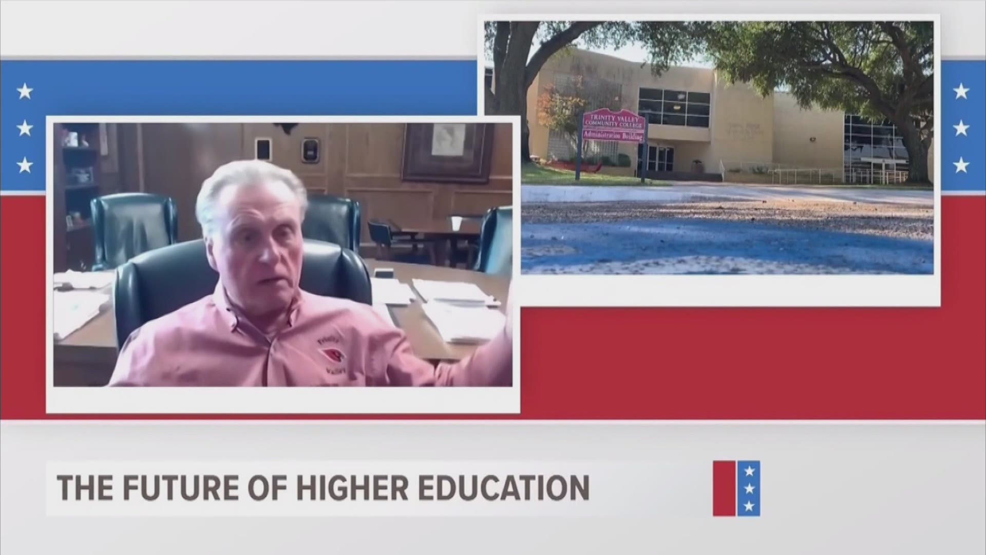 The second part of an interview with Trinity Valley Community College's president about how COVID-19 will shape the future of higher education