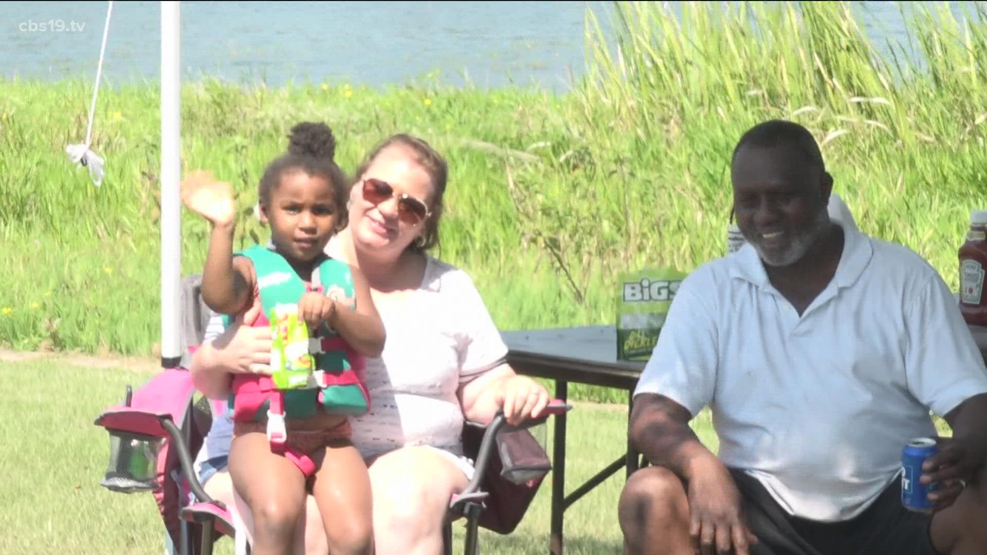 Labor Day may be called the unofficial end of Summer but you wouldn't know it looking at Lake Tyler today! Colleen Campbell spoke with locals enjoying their holiday