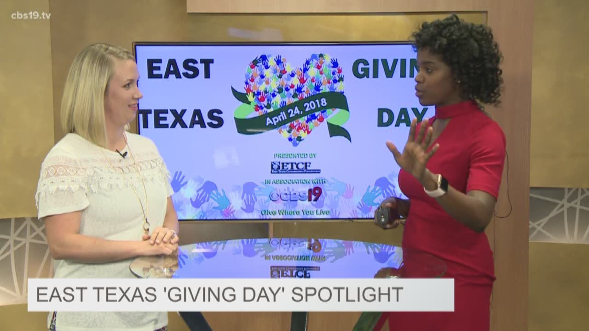 As part of East Texas Giving Day, CBS19 is partnering with the East Texas Communities Foundation to highlight local groups leading up to the 18-hour event on April 24. 