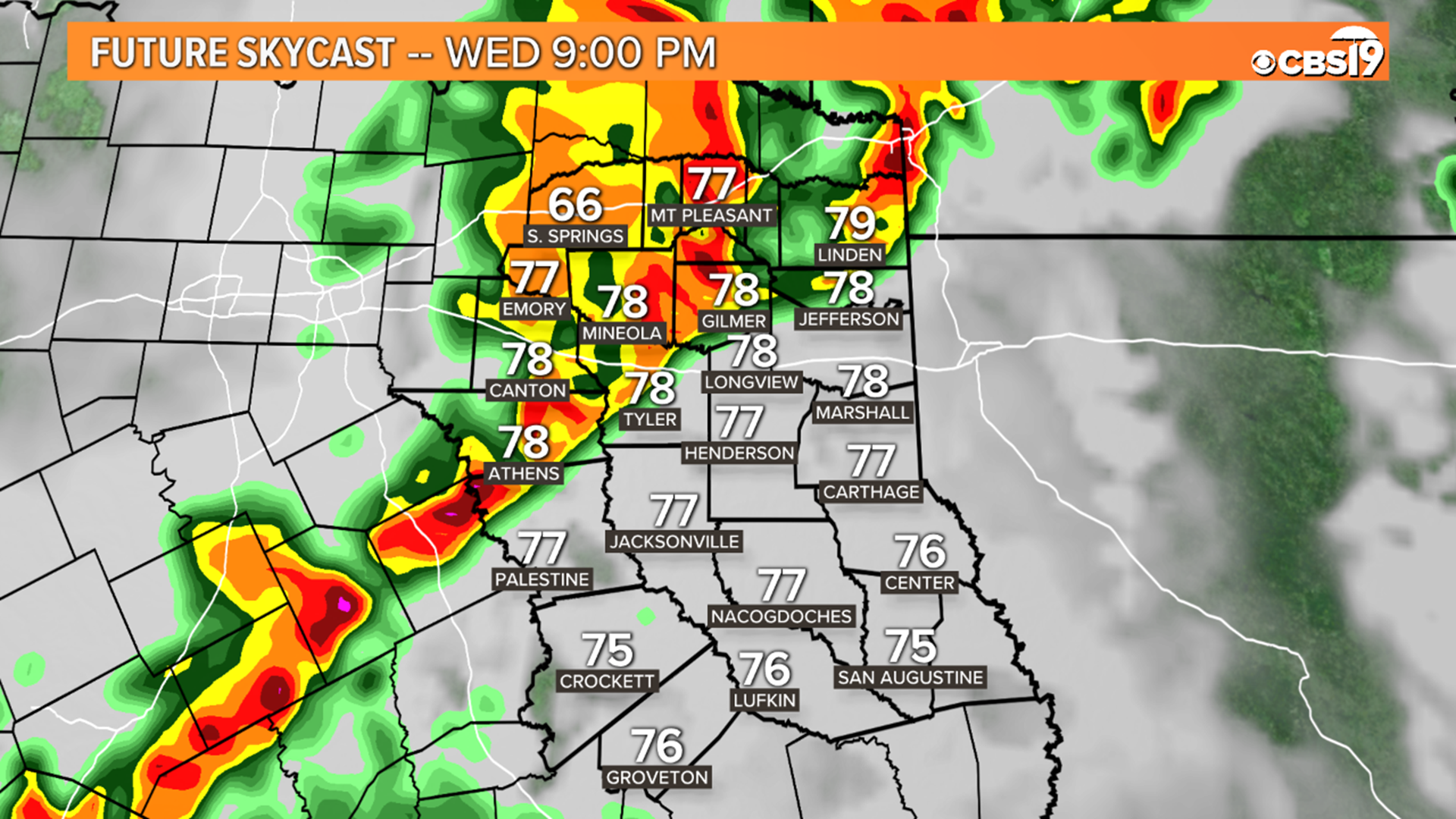 Severe weather expected to return to East Texas tonight through Friday ...