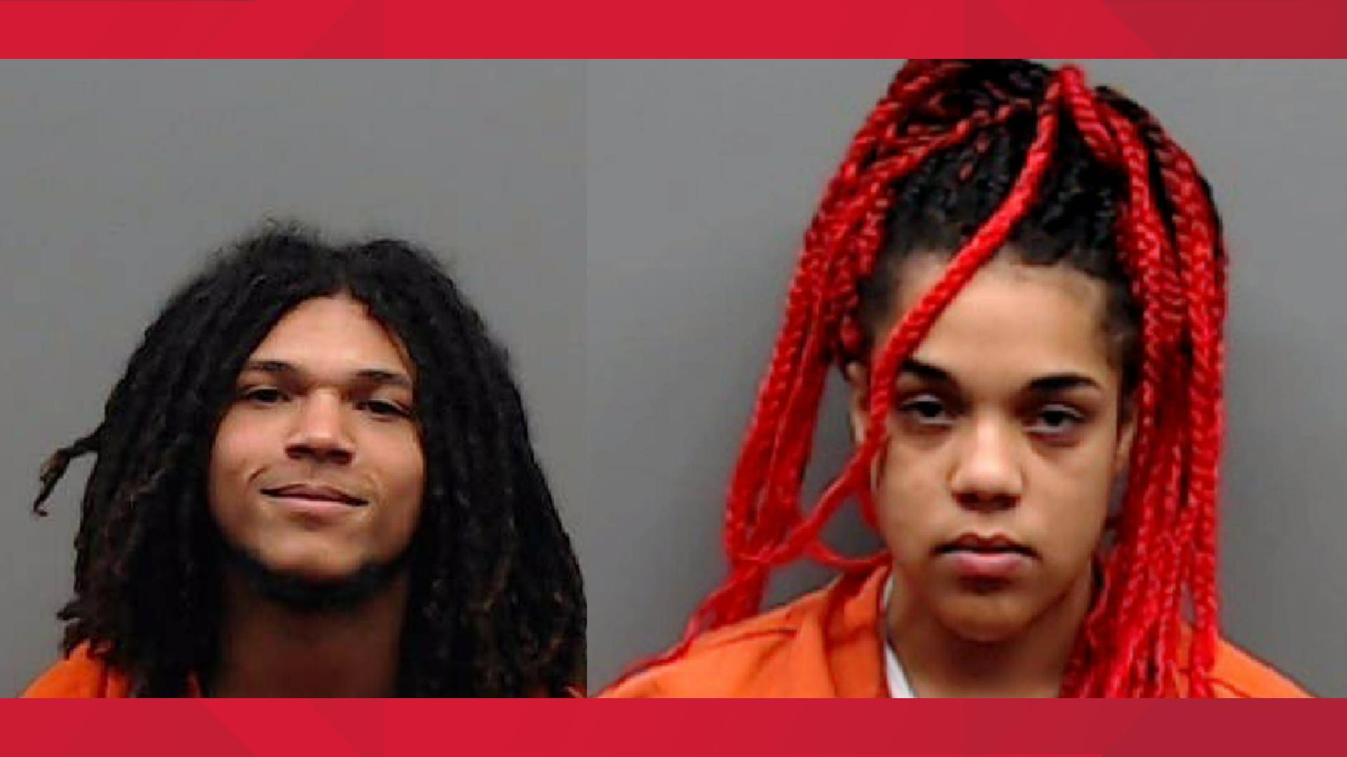 Nathaniel Hall and Jasmine Williams were booked into the County Jail.