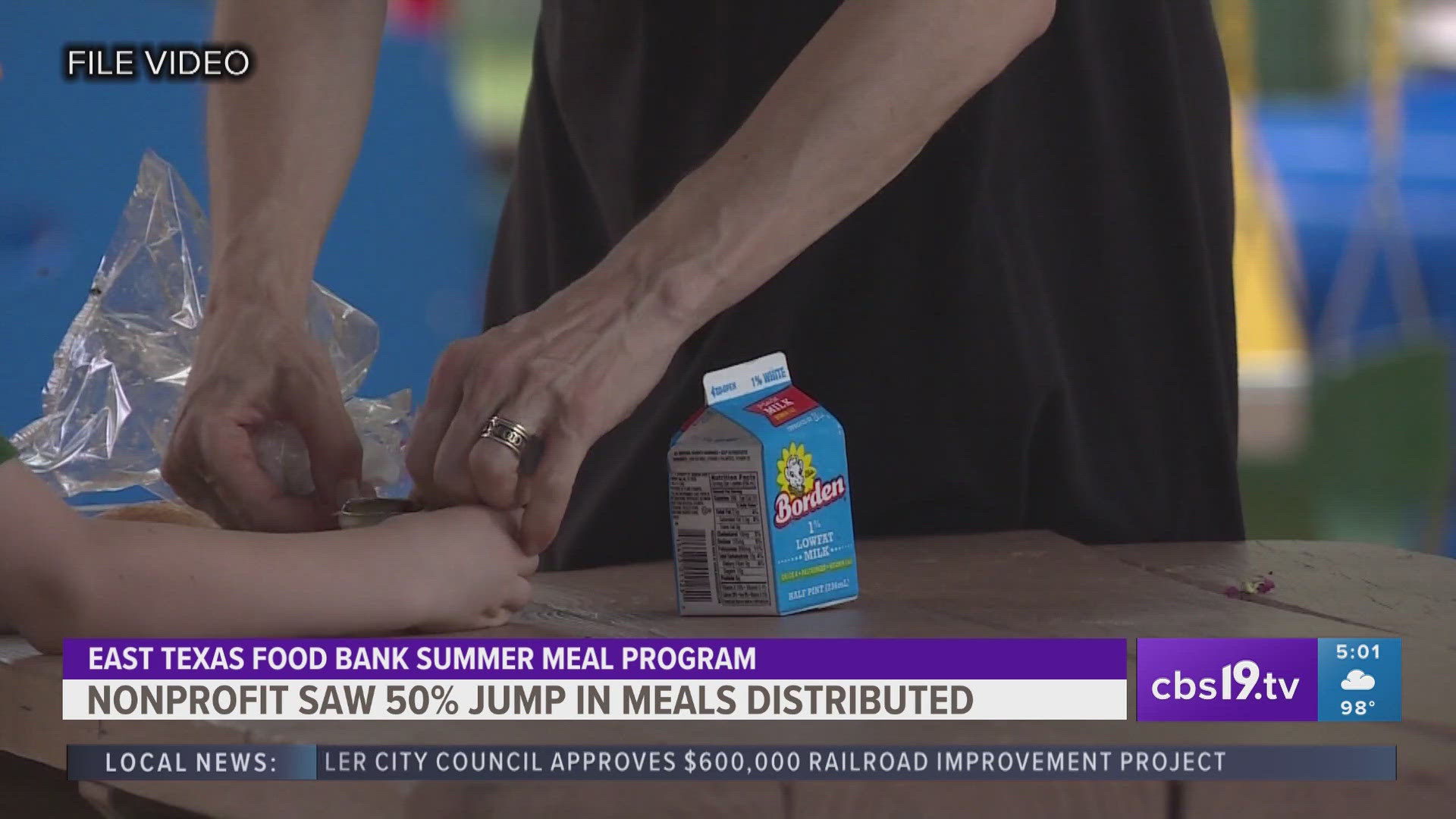 "The inflation over the last couple years has been pretty high. So it helps families stretch their dollar a little bit more," Programs Director Blake Huguenin said.