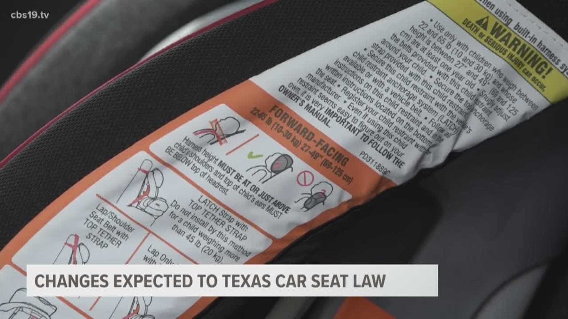 Texas House Bill Updating Car Seat Law Following Safety Concerns Cbs19 Tv