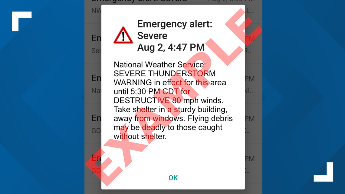 severe thunderstorm warning text
