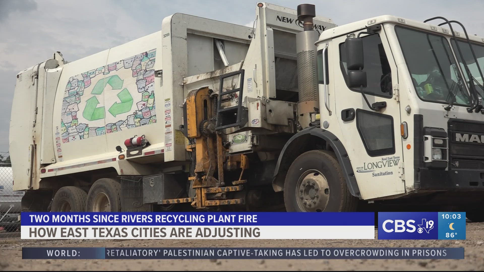 It could be anywhere between nine to 12 months before recycling starts again at Rivers Recycling Facility.