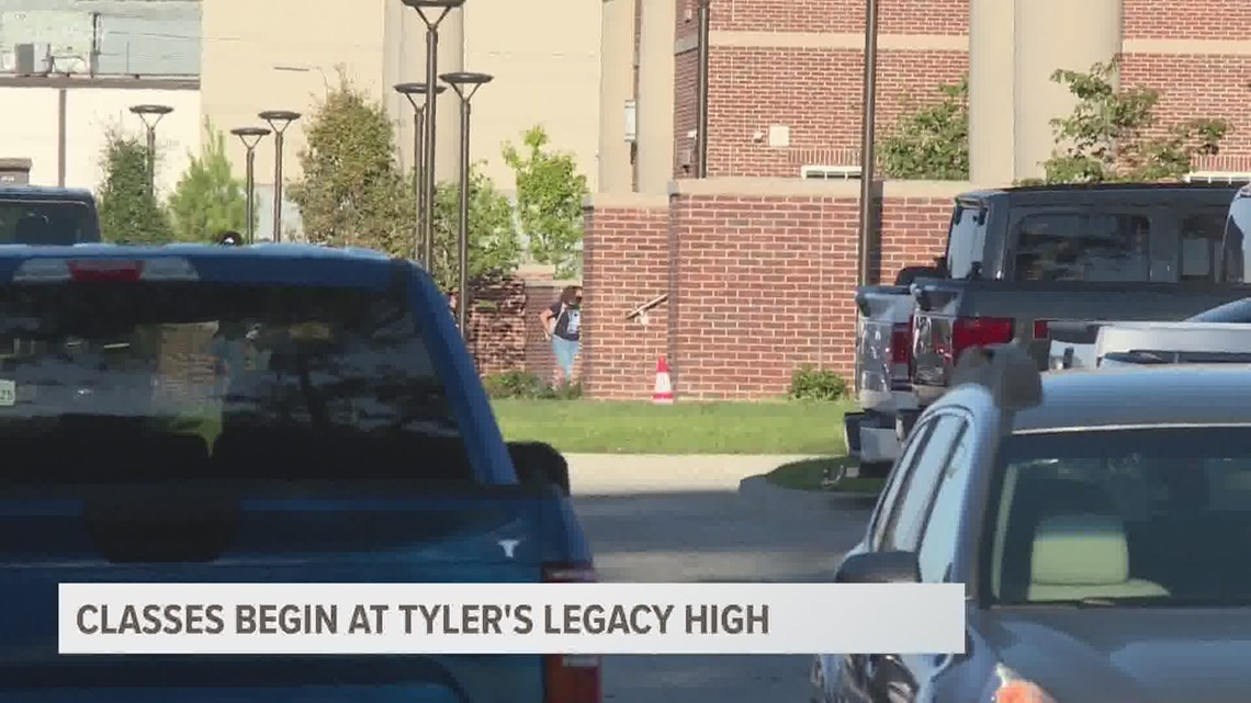 'A new beginning' Students return to school at Tyler Legacy High