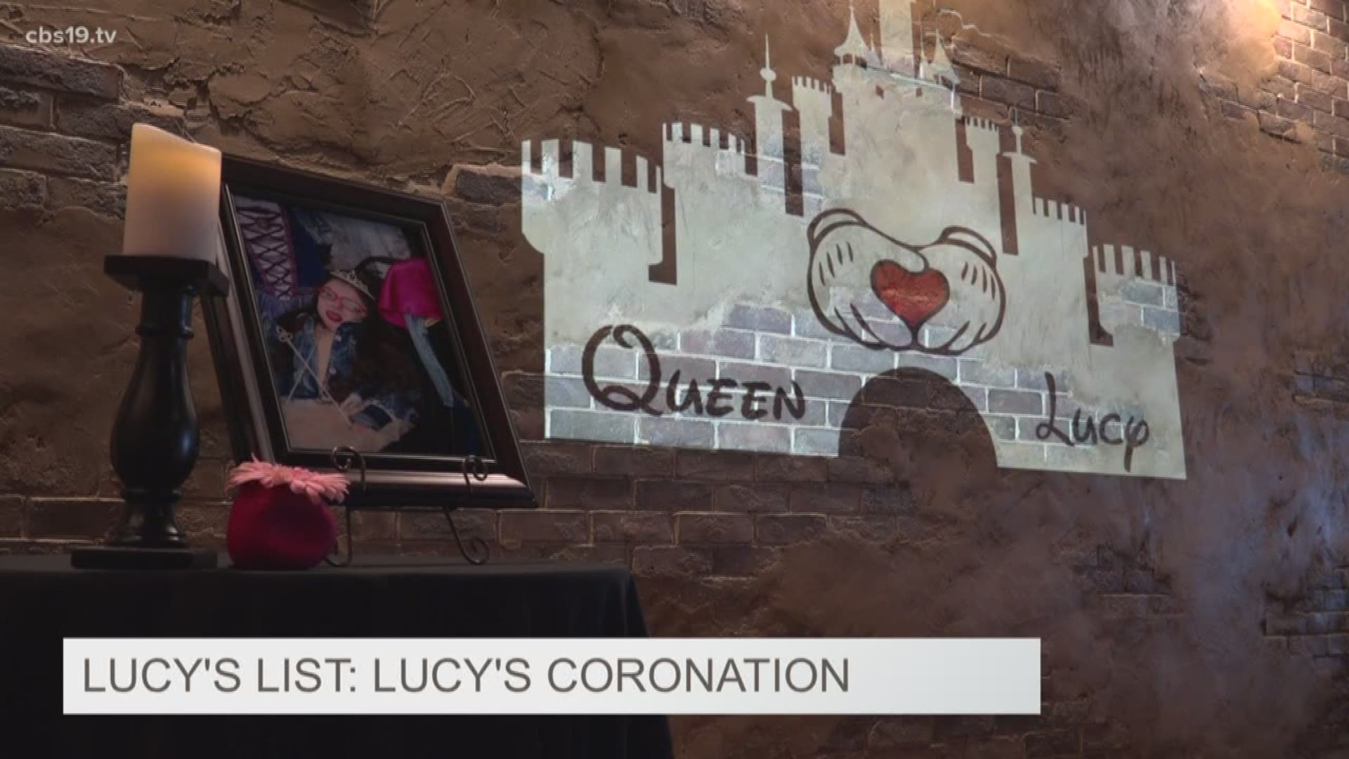 8-year-old Lucy was crowned queen of hearts on Thursday. 