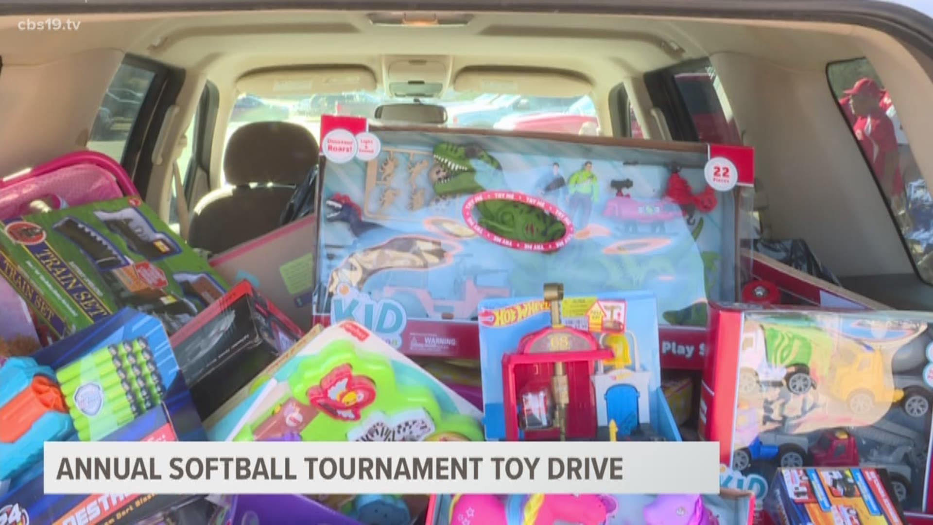 Some mebers from the Softball District 25 held a toy drive softball tournament.