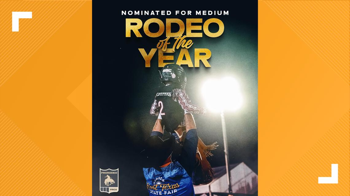 East Texas State Fair Rodeo nominated for PRCA Medium Rodeo of the Year