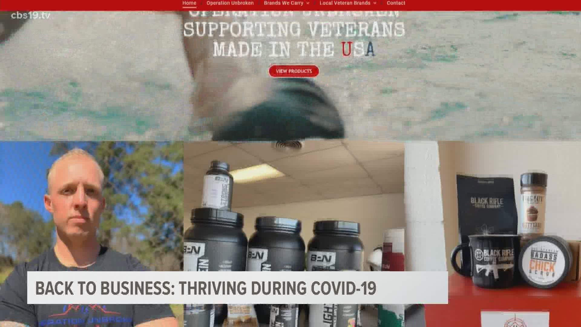 Despite a global pandemic, one East Texas business has found ways to support veterans across the region.