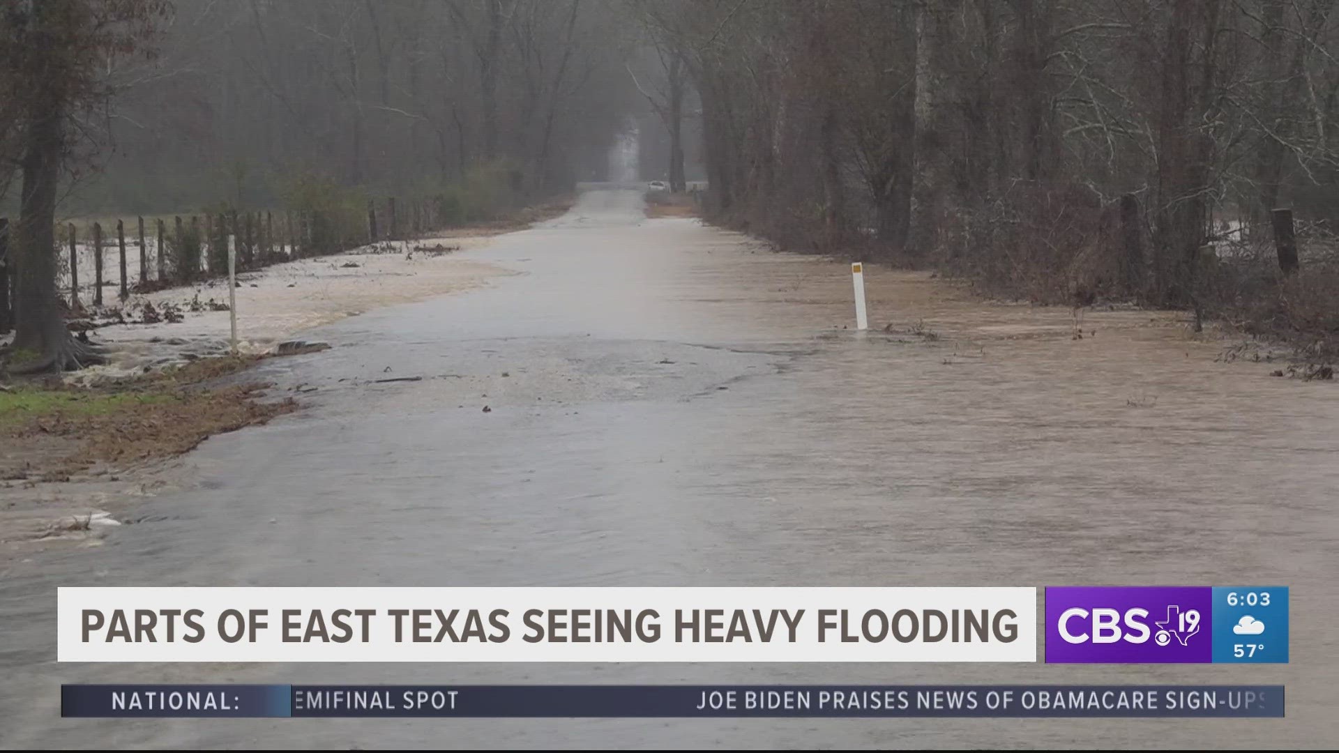 Up to six inches of rainfall was recorded in Cherokee County alone, officials say.