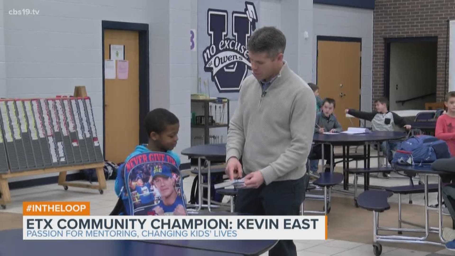 East Texas is filled with people who work tirelessly to make a difference in the community. CBS 19 is honoring those Community Champions, beginning with Kevin East, President of the Mentoring Alliance.