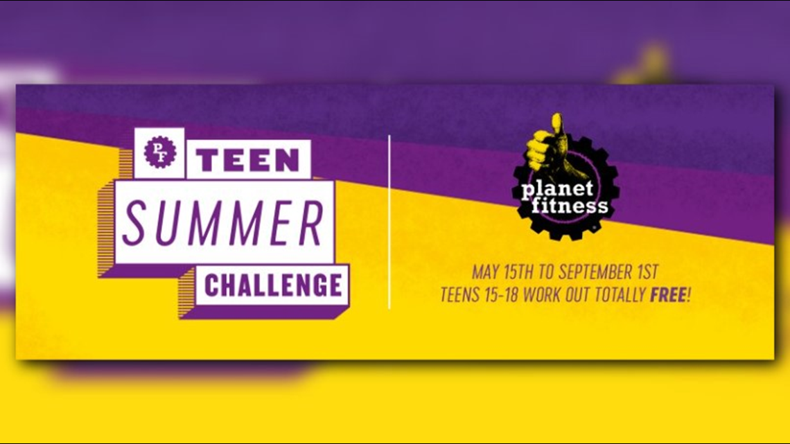 Teens can workout for free all summer at Planet Fitness