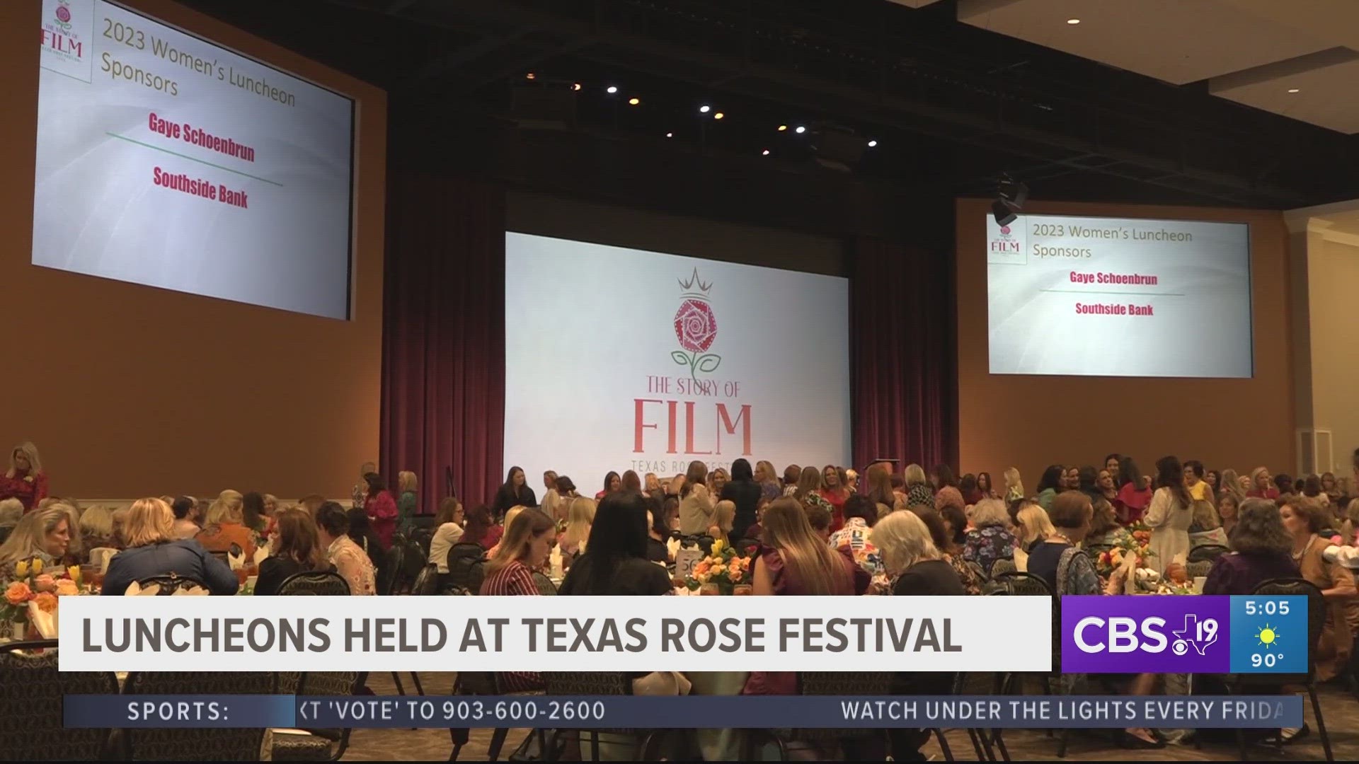 With the excitement gearing up for the 90th annual Rose Festival, hundreds gathered to enjoy a luncheon to commemorate the moment.