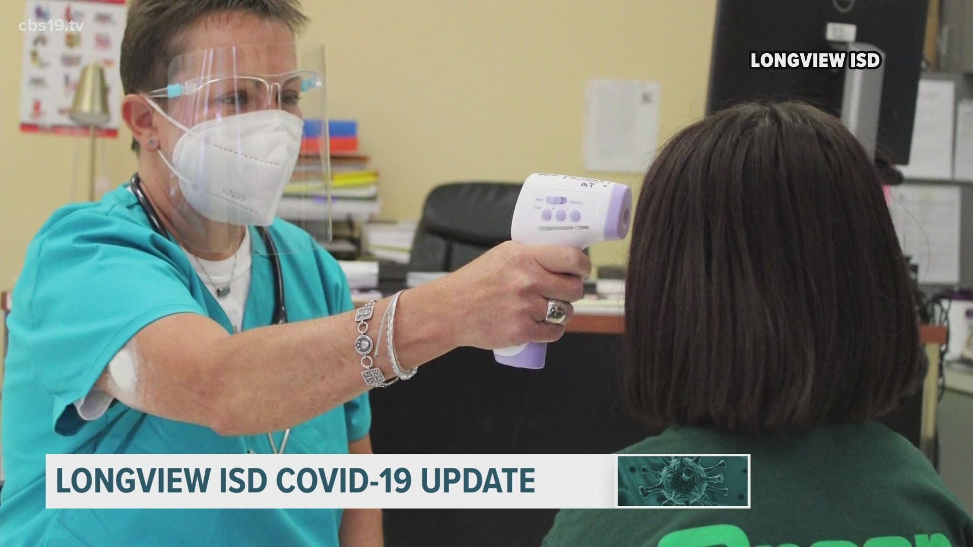 Longview Independent School District provides an update on COVID-19 confirmed cases and staff vaccinations.