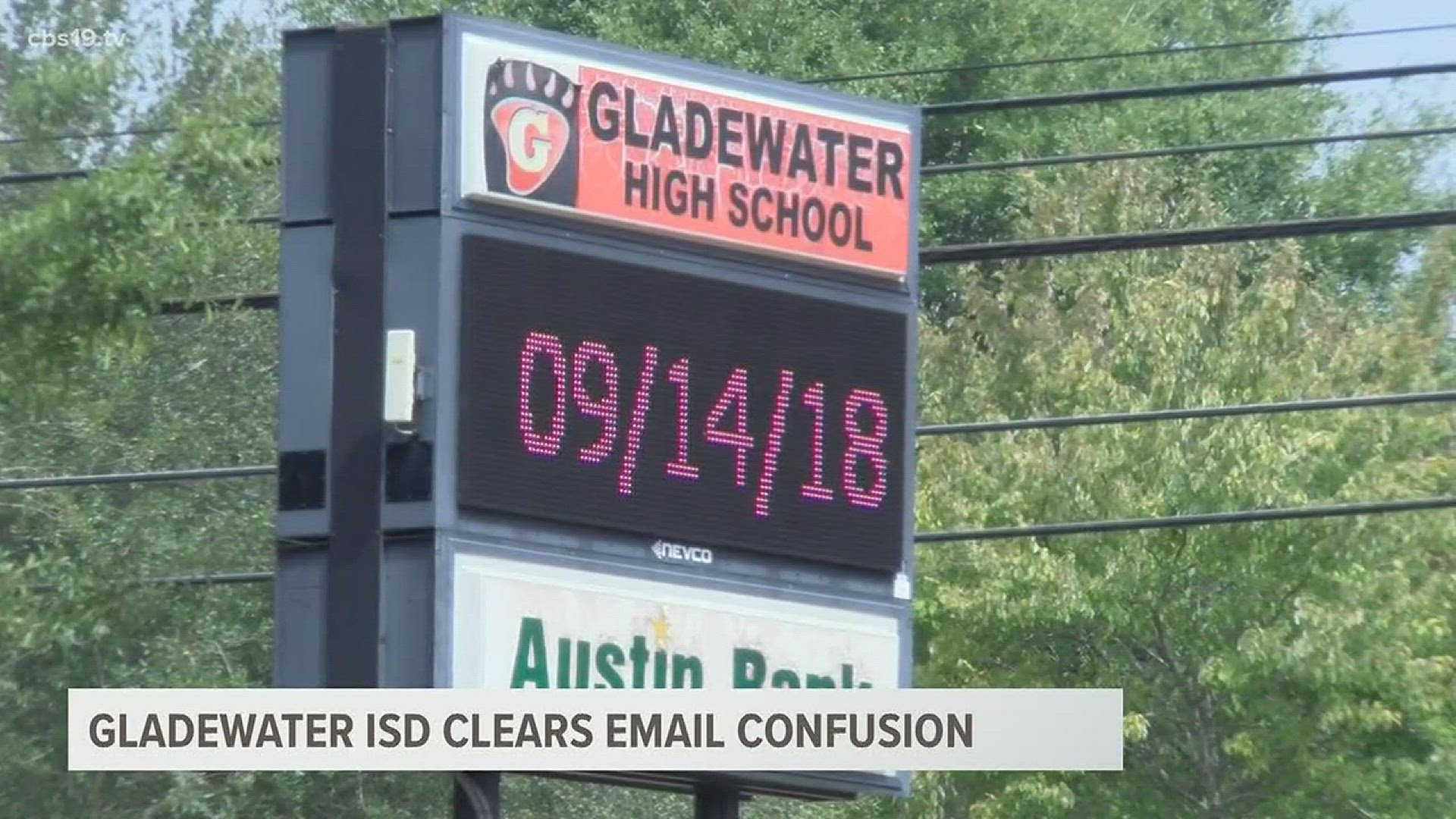 After hearing about the frustrations of several parents, Superintendent Sedric Clark of Gladewater ISD is hoping to clear any confusion about emails sent targeting the district's high school.